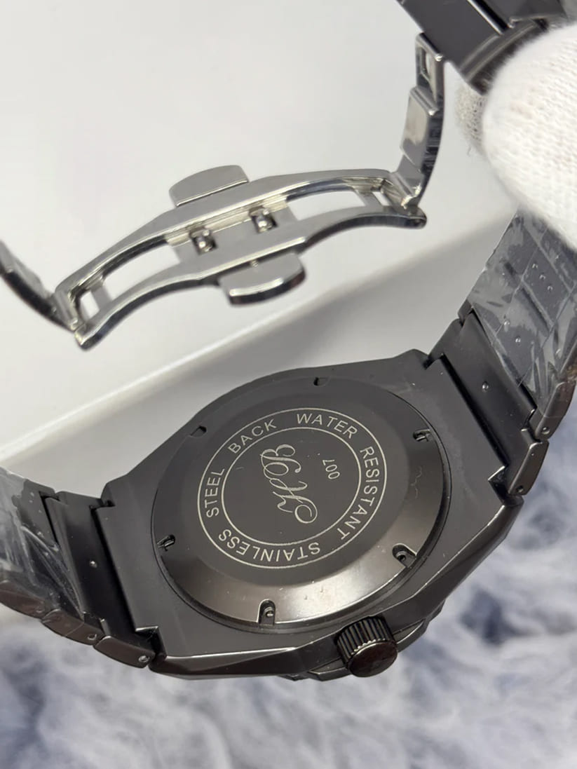 Hublot Style Premium Metal Strap Watch