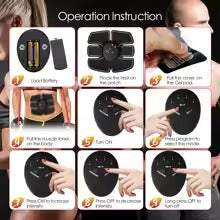 EMS Smart Muscle Trainer – Wireless Abdominal & Body Toning Massager