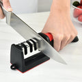 Professional 4-Stage Knife Sharpener – Non-Slip Kitchen Sharpening Tool