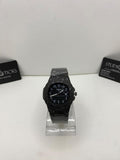 Midnight Black Full Diamond Watch | Arabic Dial Edition