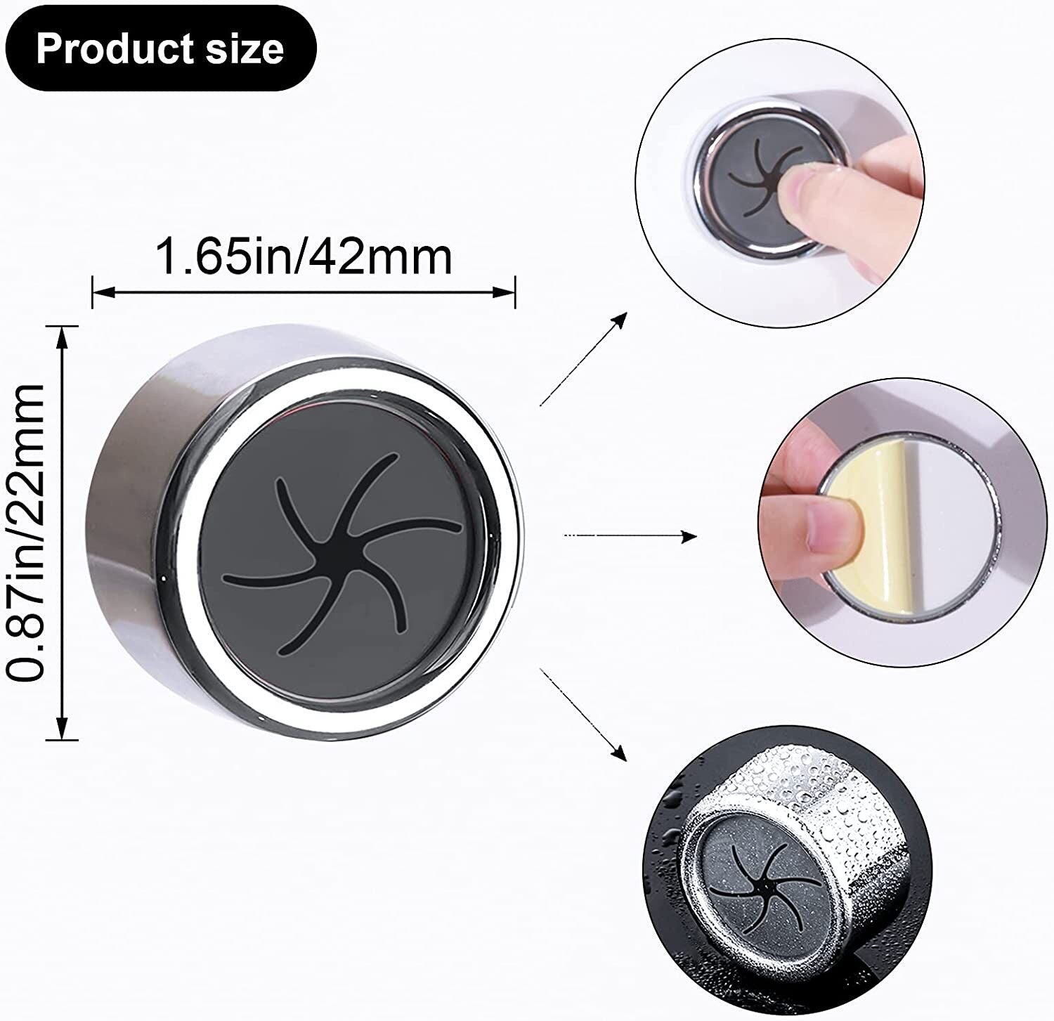 Stainless Steel Self-Adhesive Towel Holder