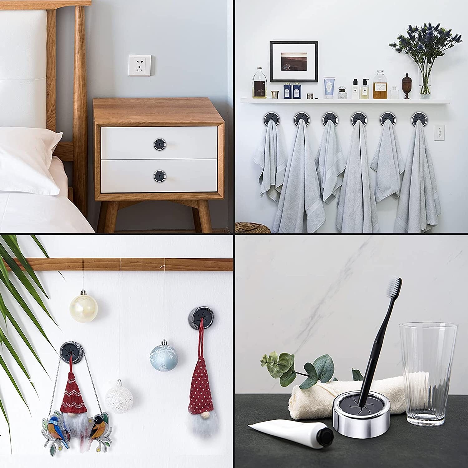 Stainless Steel Self-Adhesive Towel Holder
