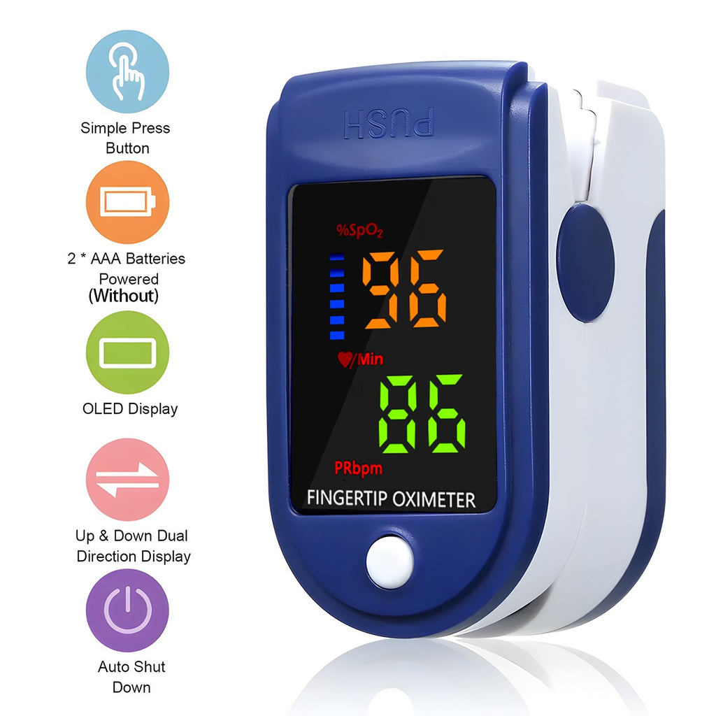 Digital Finger Pulse Oximeter – Blood Oxygen & Heart Rate Monitor ⭐